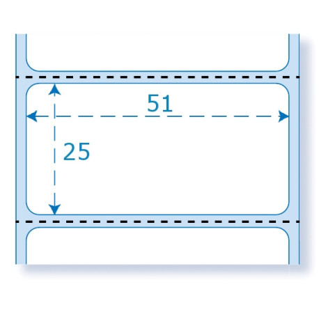 Étiquette 51 x 25 spéciales Laboratoire