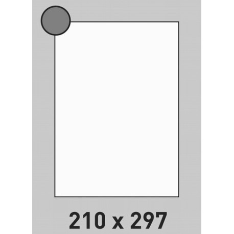 Étiquette 210 x 297 Coins Vifs par 100 1393