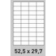 Étiquette 52.5 x 29.7 Coins Vifs  par 200  0190