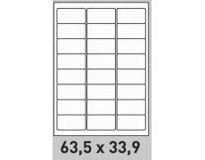 Étiquette 63.5 x 33.9  Planche 24 étiquettes pour timbre 63,5 x 33,9 mm pour impression de timbre sur le site de La Poste MonTim