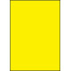 Étiquettes A4  adhésif permanent jaune fluo 203 x 297