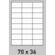 Étiquette 70 x 36 - 0169