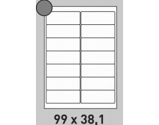 Étiquette 99 x 38.1 Coins Arrondis par 100 0172