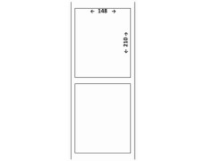 Étiquette 148 x 209 spécial transfert thermique réf: 7463
