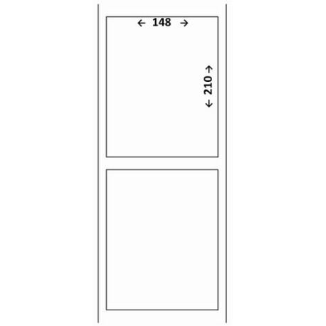 Étiquette 148 x 209 spécial transfert thermique réf: 7463