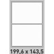 Étiquette 199.6 x 143.5 Coins Arrondis par 100 0184
