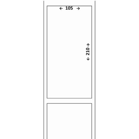 Étiquette 105 x 210