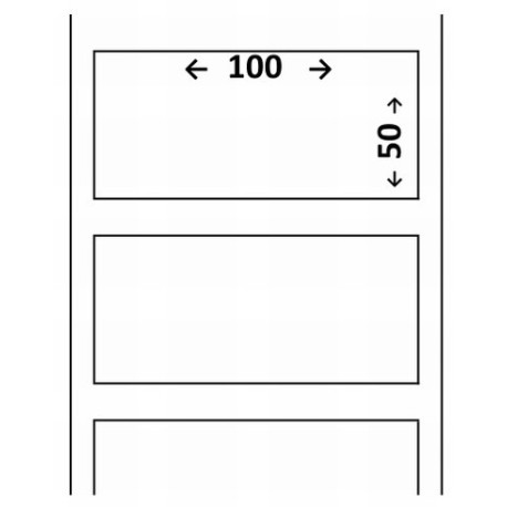 Étiquette 100 x 50