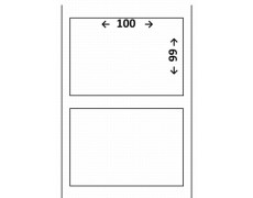 Étiquette 100 x 99