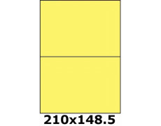 Étiquettes 210 x 148.5 jaune vif 2628