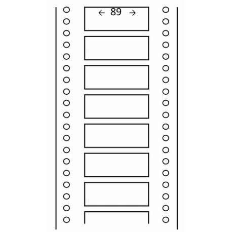 Étiquettes 89 x 36.1 - 1 de front 0070