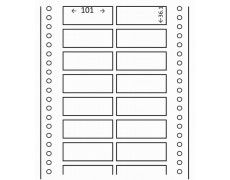 Étiquettes 101 x 36.1 -  2 de front 0103