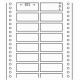 Étiquettes 101 x 36.1 -  2 de front 0103