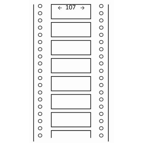 Étiquettes 107 x 48.8 - 1 de front 0078