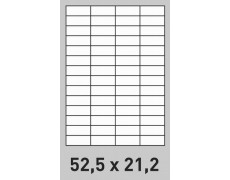 Étiquette 52.5 x 21.2 Coins Vifs  par 500  2643