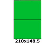 Étiquettes 210 x 148.5 vert vif 2630