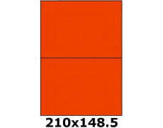 Étiquettes 210 x 148.5 orange vif 4031