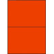 Étiquettes 210 x 148.5 orange vif 4031