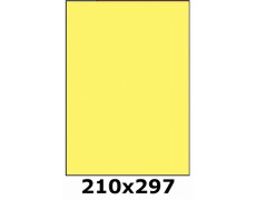 Étiquettes 210 x 297 jaune vif 2632