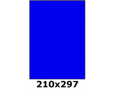 Étiquettes 210 x 297 bleu vif 2635