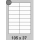 Étiquette 105 x 37 Coins Vifs par 500 2650