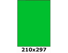 Étiquettes 210 x 297 vert vif 2634