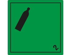 Étiquette Classe 2.2 Gaz Non Inflammables, Non Toxiques