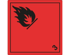 Étiquette Classe 3 Liquides Inflammables