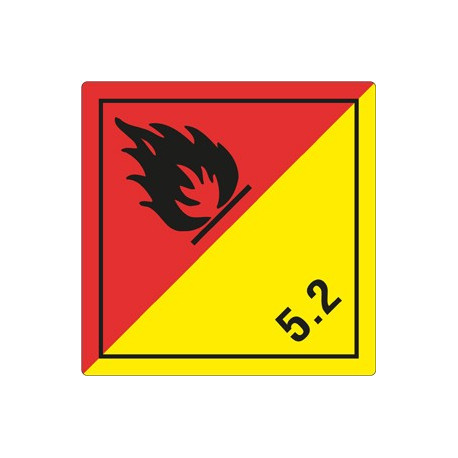 Étiquette Classe 5.2 Péroxydes Organiques