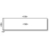 Long. 170 x Haut. 45mm