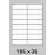 Étiquette 105 x 35 - 0176