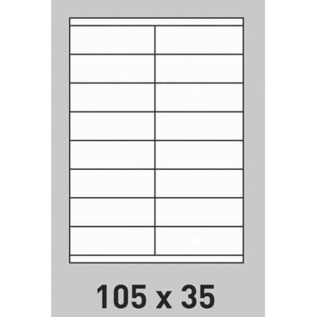 Étiquette 105 x 35 - 0176