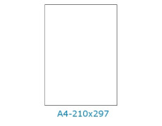 Étiquette 210 x 297 Polyester Blanc Mat Adhésif Permanent Renforcé Agréé BS5609