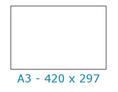 Étiquette 420 x 297 - Polyester Blanc Mat