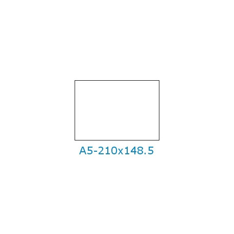 Étiquette 210 x 148.5 Polyester Blanc Mat Adhésif Permanent Renforcé Agréé BS5609