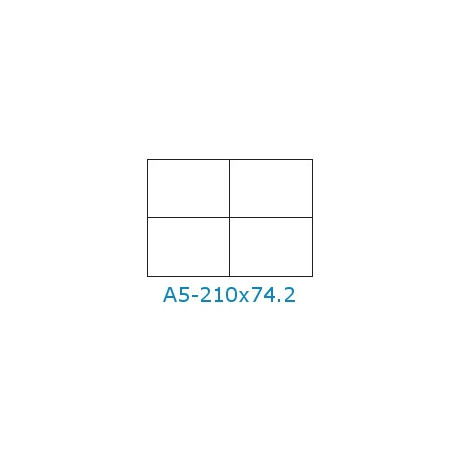 Étiquette 105 x 74.2 Polyester Blanc Mat Adhésif Permanent Renforcé Agréé BS5609