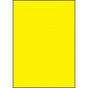 Étiquettes A4 adhésives permanent 203 x 297 jaune fluo 0225