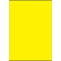 Étiquettes A4 adhésives permanent 203 x 297 jaune fluo 0225