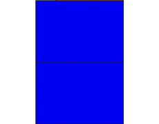 Étiquettes autocollantes 210 x 148.5 bleu vif