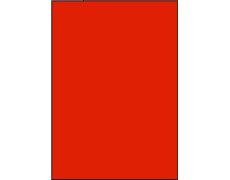 Étiquettes autocollantes 210 x 297 rouge vif