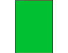 Étiquettes autocollantes 210 x 297 vert vif