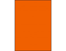 Étiquettes autocollantes 210 x 297 orange vif