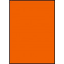 Étiquettes autocollantes 210 x 297 orange vif