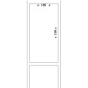 Étiquette Transfert Thermique Velin Blanc 105 x 210