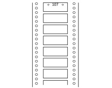 Étiquettes 107 x 48.8 - 1 de front 0078 