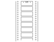 Étiquettes 125 x 74.2 - 1 de front 0085 