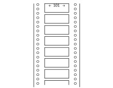 Étiquettes Adhésives sur Paravents avec Bandes Caroll Adhésif Enlevable 101 x 36.1
