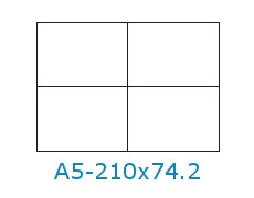 ÉTIQUETTES ADHÉSIVES ULTRA-RESISTANTES BS5609 105 x 74.2 sur A5 