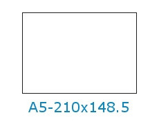 ÉTIQUETTES ADHÉSIVES ULTRA-RESISTANTES BS5609 210 x 148.5 sur A5 