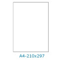 ÉTIQUETTES ADHÉSIVES ULTRA-RESISTANTES BS5609 210 x 297 sur A4
